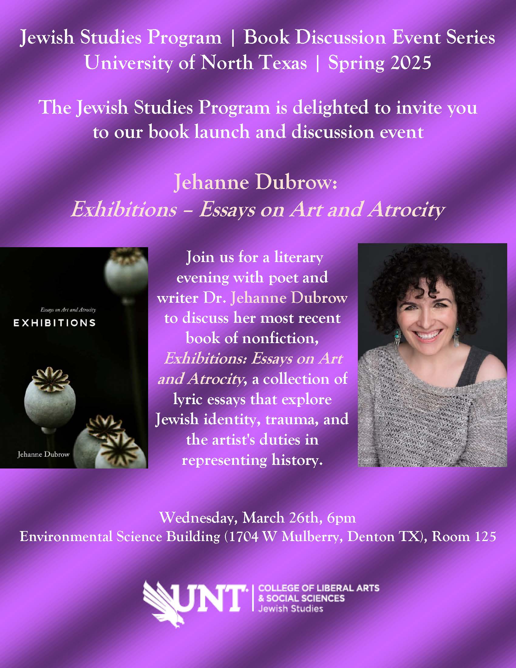 Jehanne Dubrow - Exhibitions Book Event - March