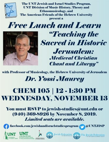 yossi Maury lunch and learn flyer