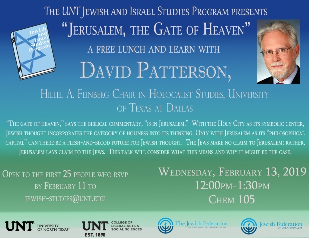 David Patterson flyer